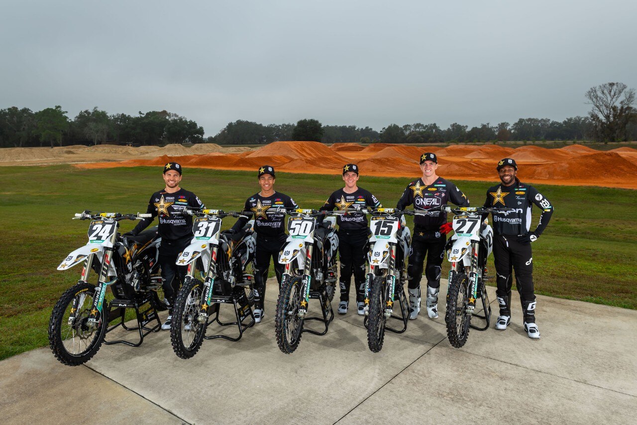 Team Rockstar Energy Husqvarna Factory Racing 2022 Photo shoot
